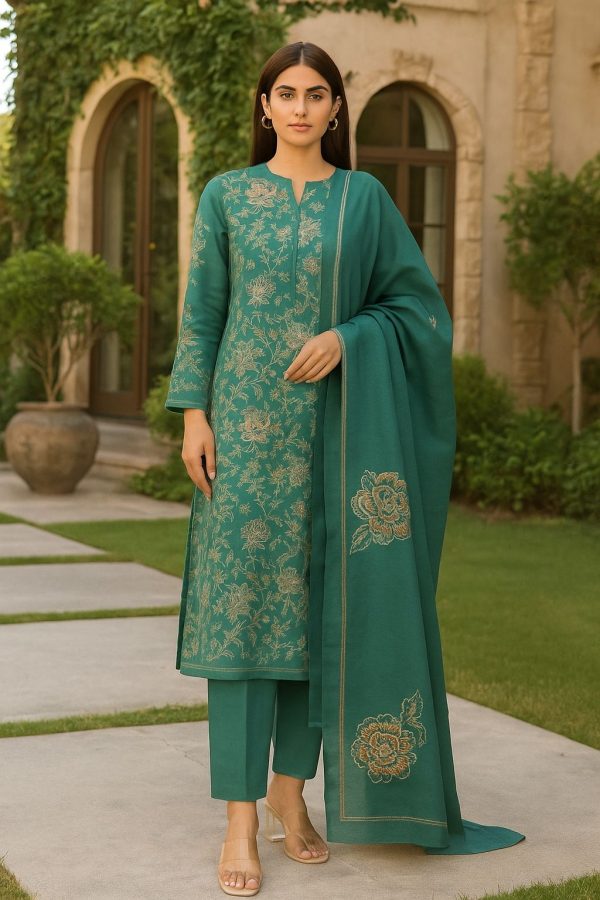 3 Piece Embroidered Lawn