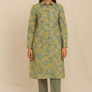 2 Piece Printed Shirt with Trousers