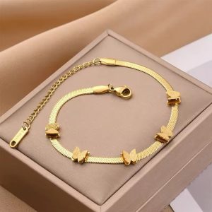 Butterfly bracelet stainless steel