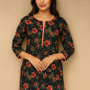 Sapphire Winter Bloom – 2 Piece Viscose Suit - Image 4