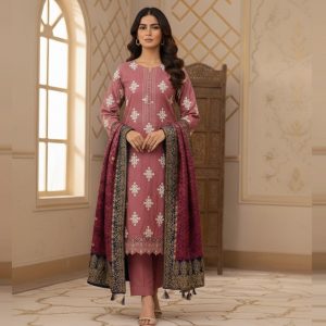 Royal Jacquard Winter Dress - 3 piece