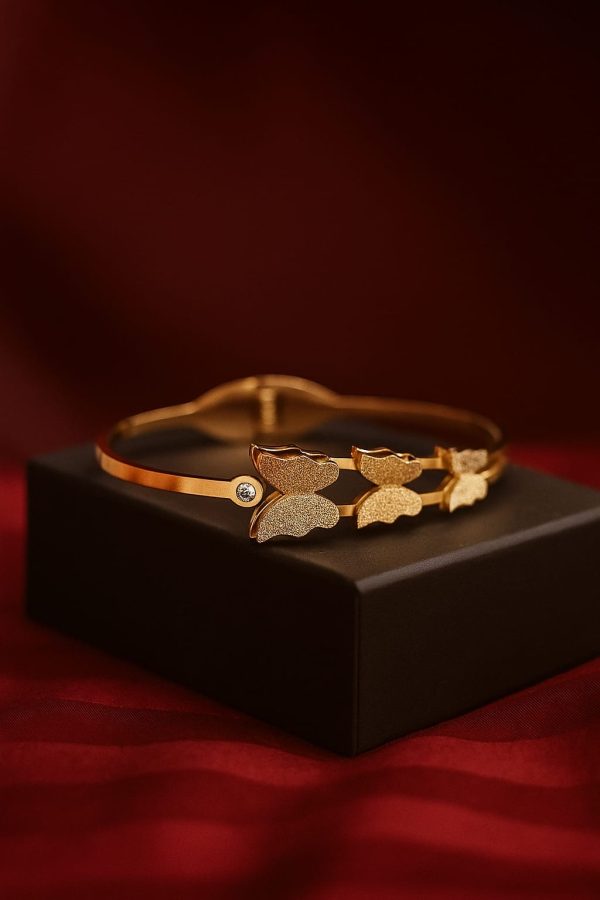 Butterfly bracelet stainless steel